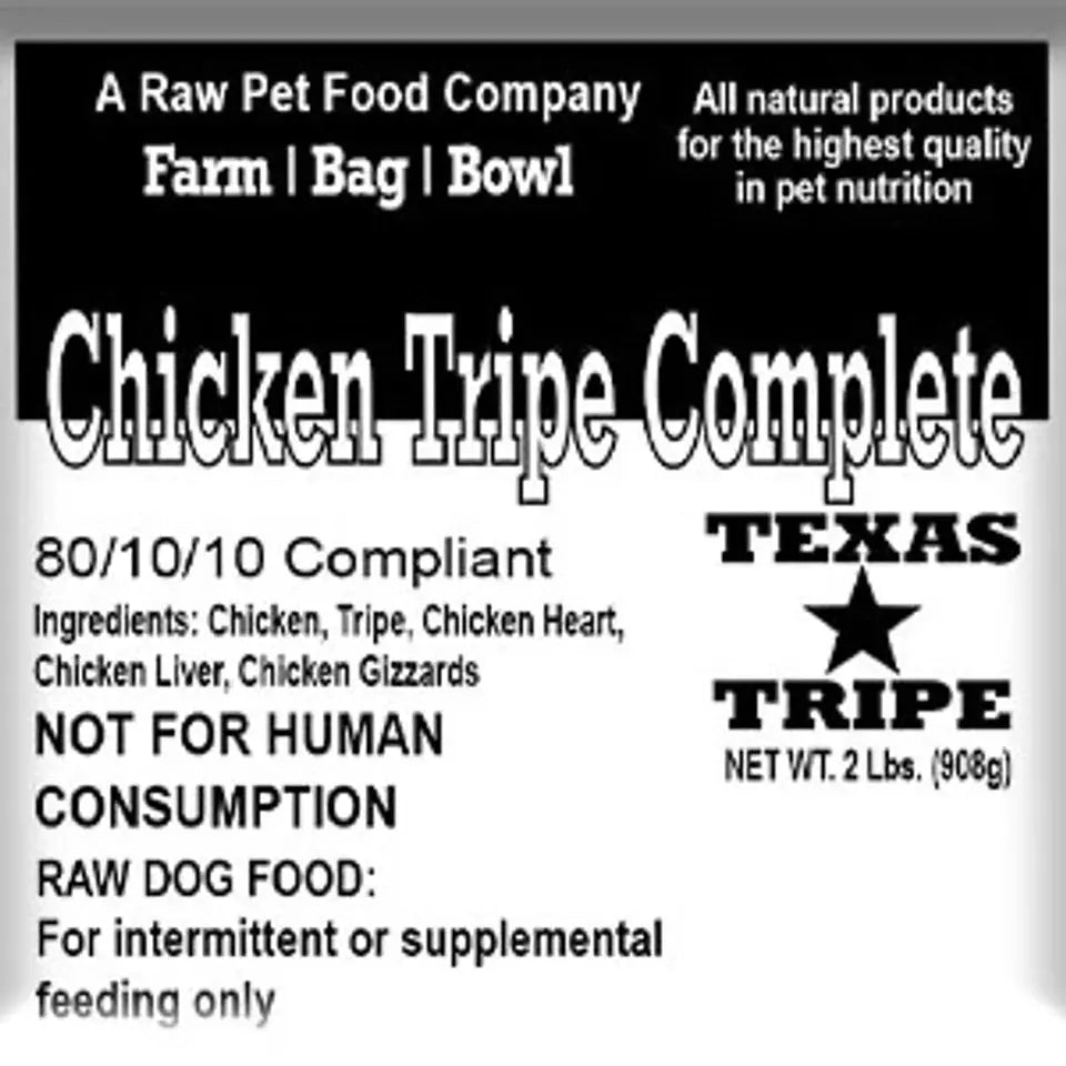 Chicken Tripe Complete West Texas Primal Bites