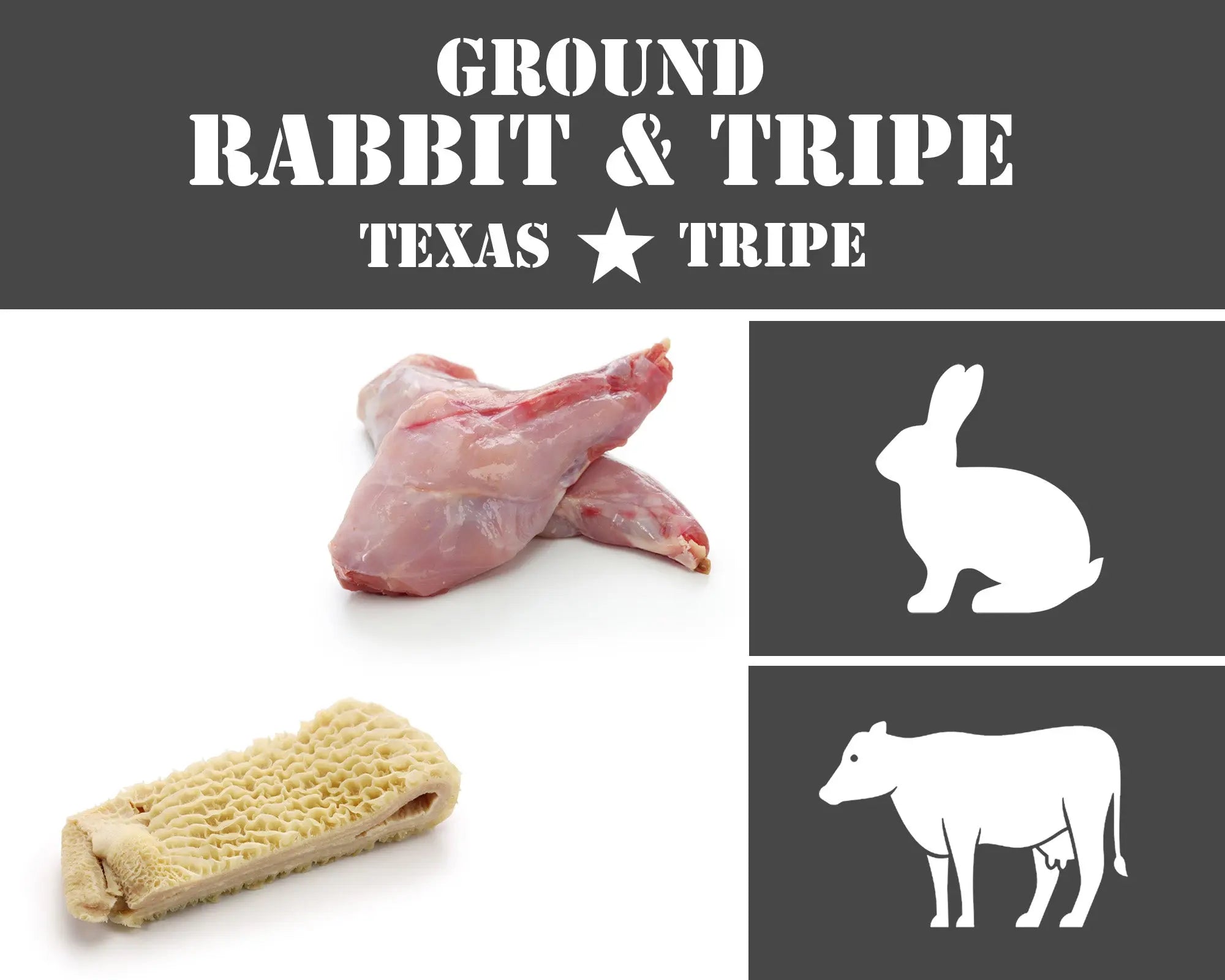 Ground Rabbit & Tripe – West Texas Primal Bites